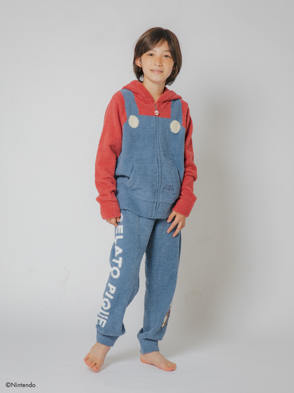 【超級瑪利歐】JUNIOR-瑪利歐外套&長褲套裝
