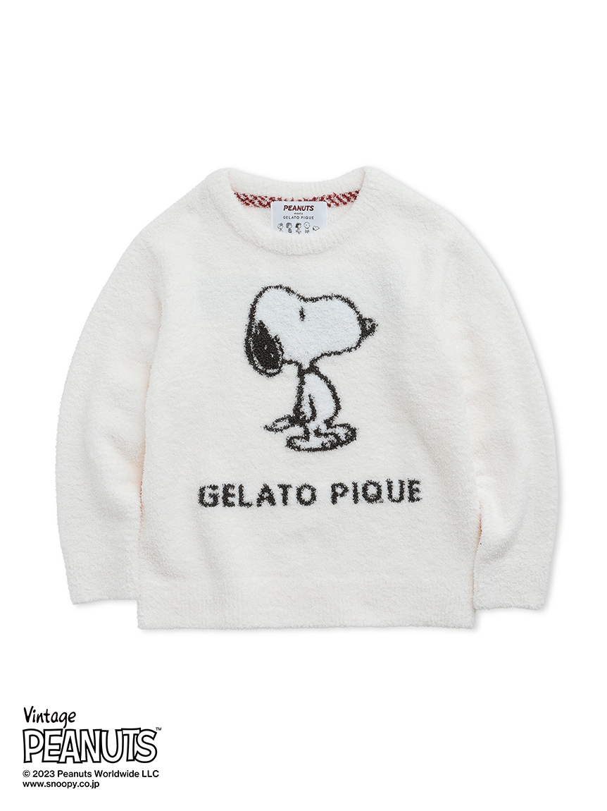 【PEANUTS】【JUNIOR】POWDER SNOOPY緹花上衣