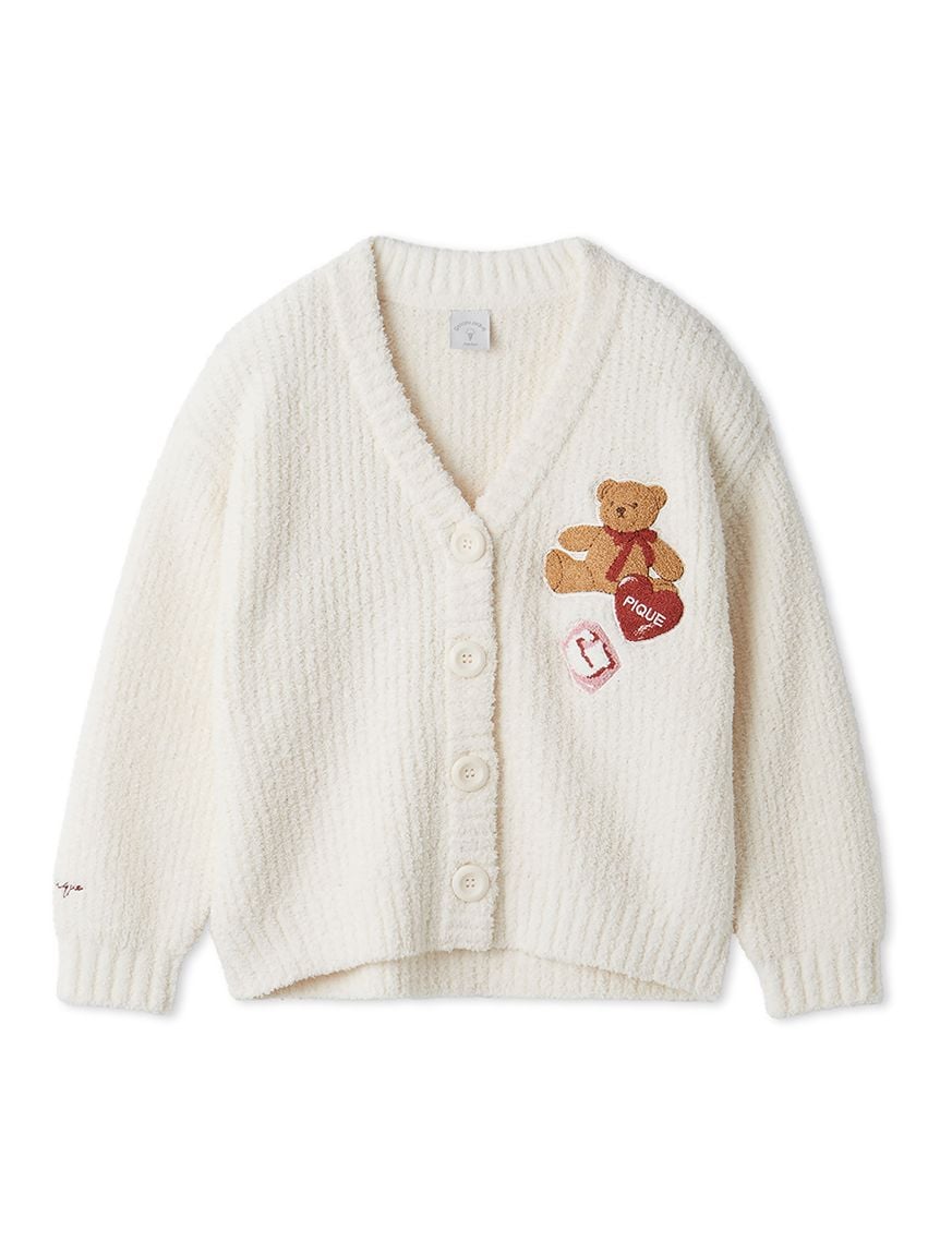 【JUNIOR】BABY MOCO 禮物小熊相良刺繡開襟衫 PJNT255193