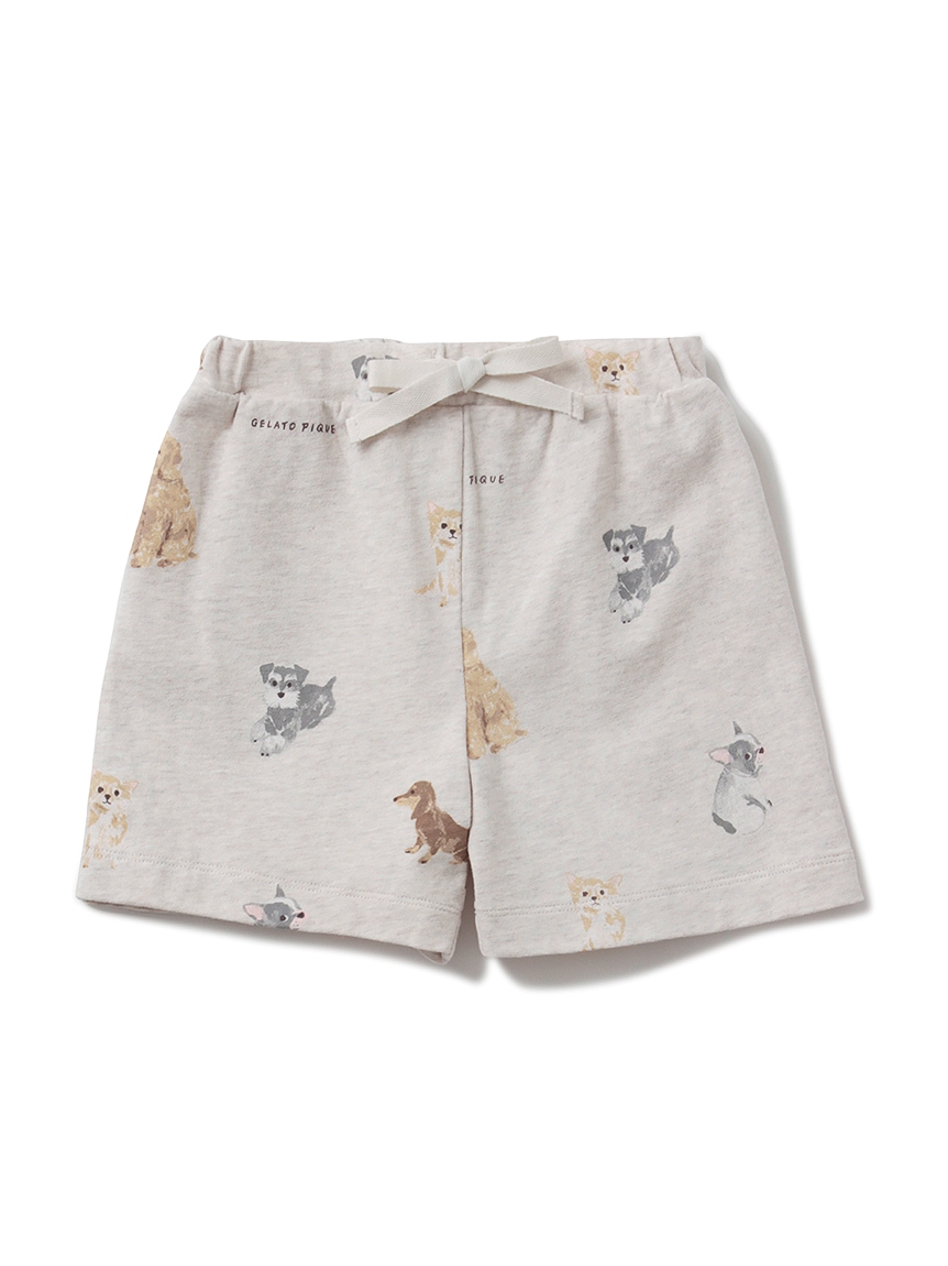 【KIDS】DOG圖案 純棉短褲
