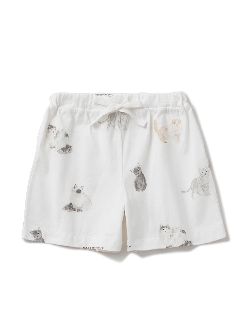 【KIDS】CAT圖案 純棉短褲