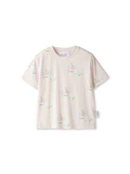 【COOL】【KIDS】北極熊滿版印花 T-Shirt PKCT242440-PNK