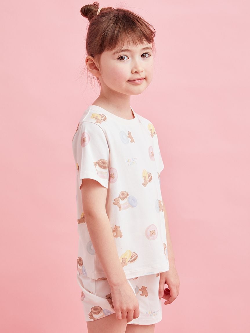 【KIDS】甜甜圈BEAR小熊印花上衣 PKCT252451