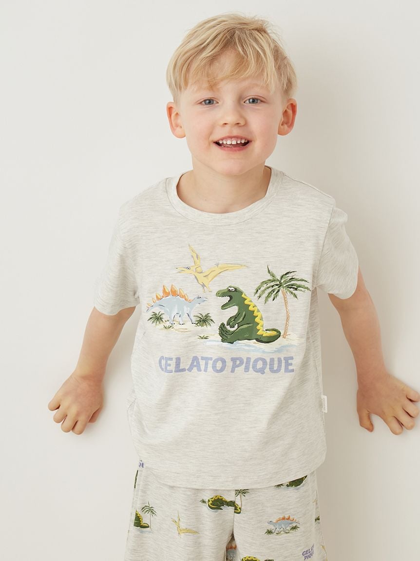 【KIDS】接觸涼感】睡覺恐龍T-Shirt PKCT262364