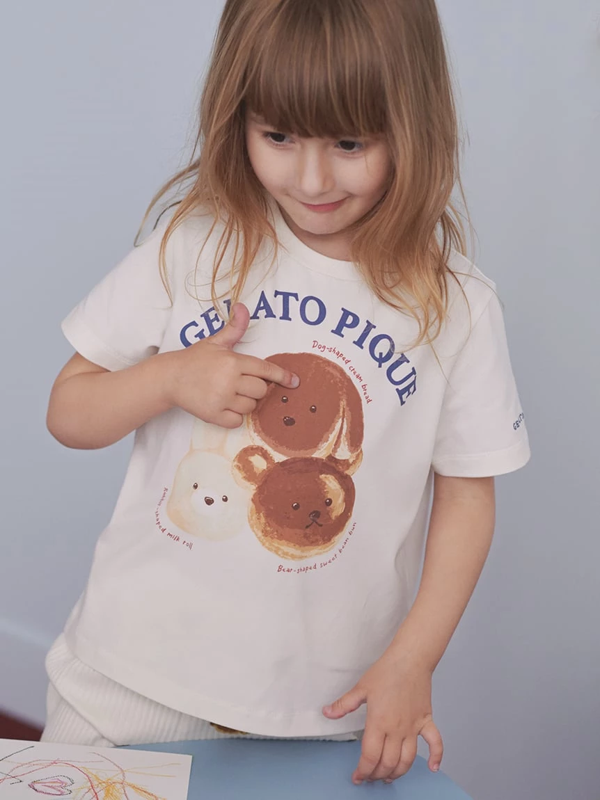 【KIDS】動物麵包圖案T-shirt PKCT264475
