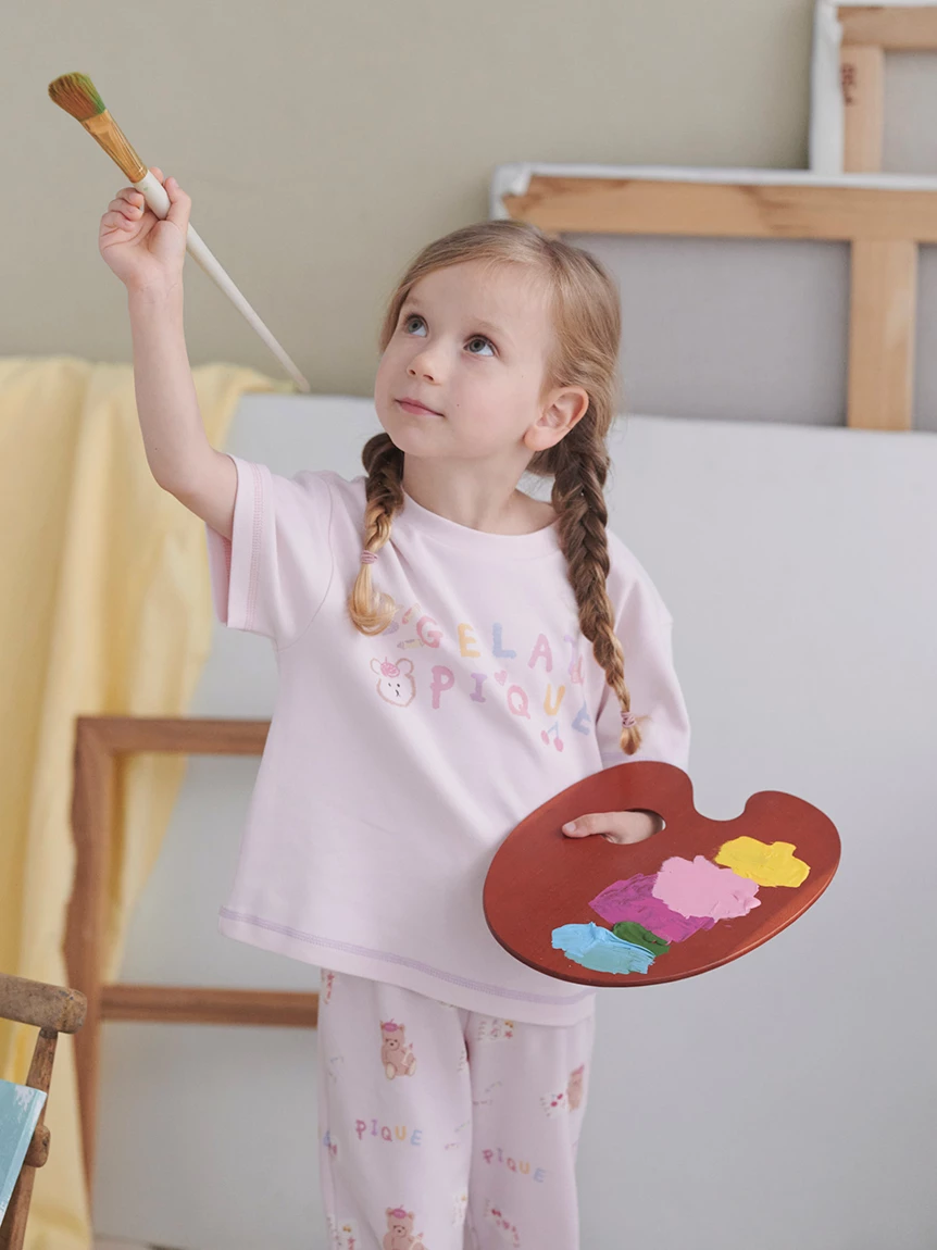 【KIDS】畫家小熊T-Shirt PKCT264495