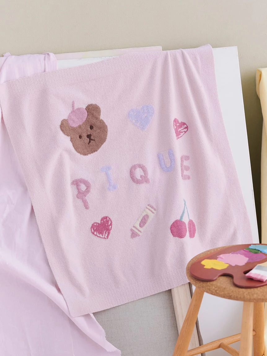 【KIDS】AIRY MOCO畫家小熊毛毯 PKGG264417