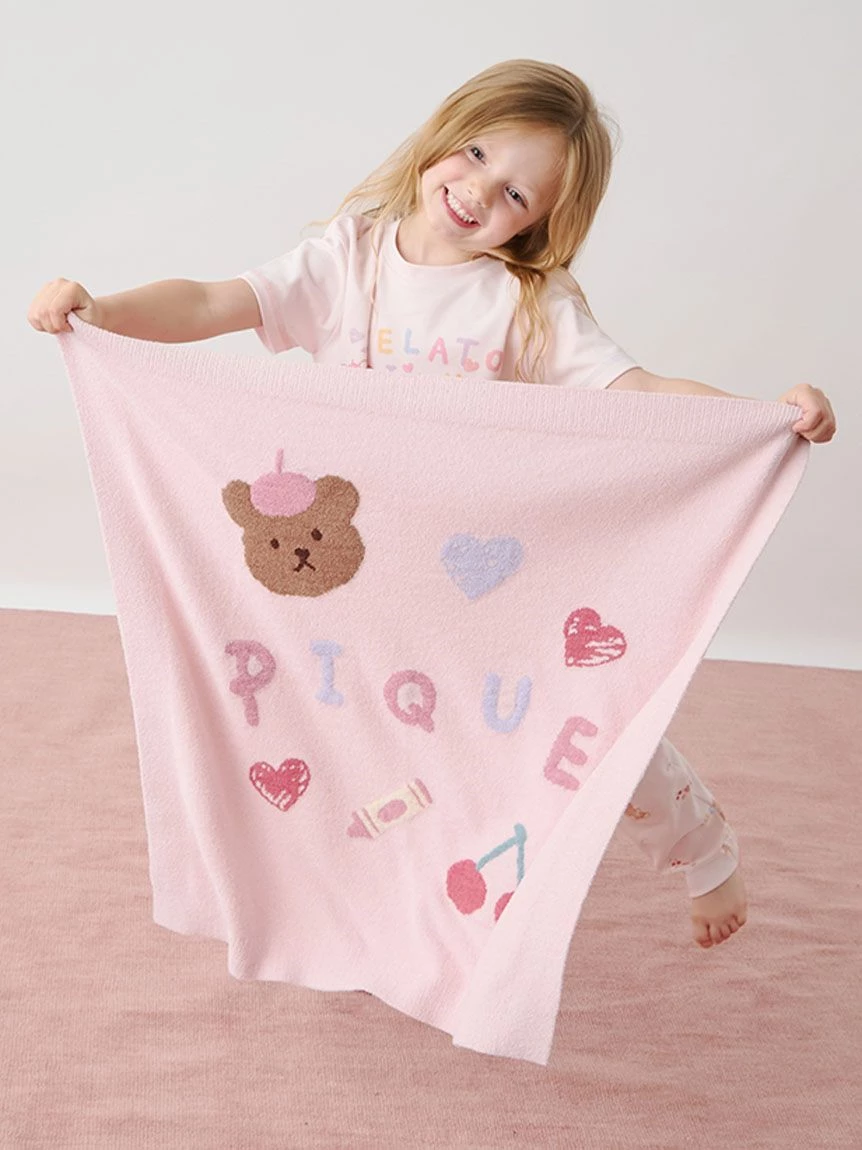 【KIDS】AIRY MOCO畫家小熊毛毯 PKGG264417