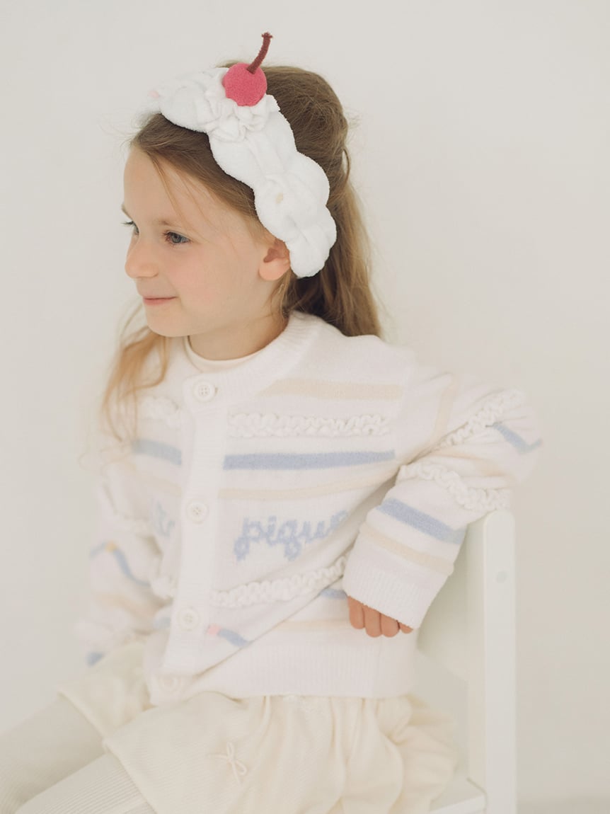 【KIDS】AIRY MOCO奶油蛋糕針織開襟外套 PKNT254452