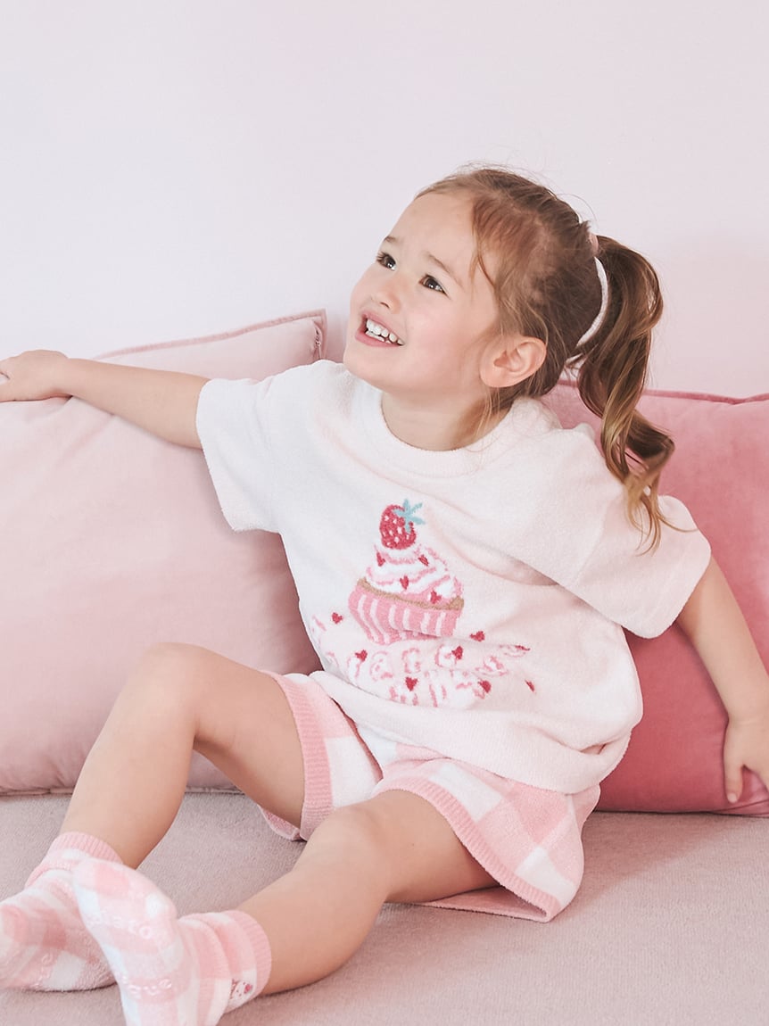 【KIDS】空氣感柔軟提花圖案上衣 PKNT261447