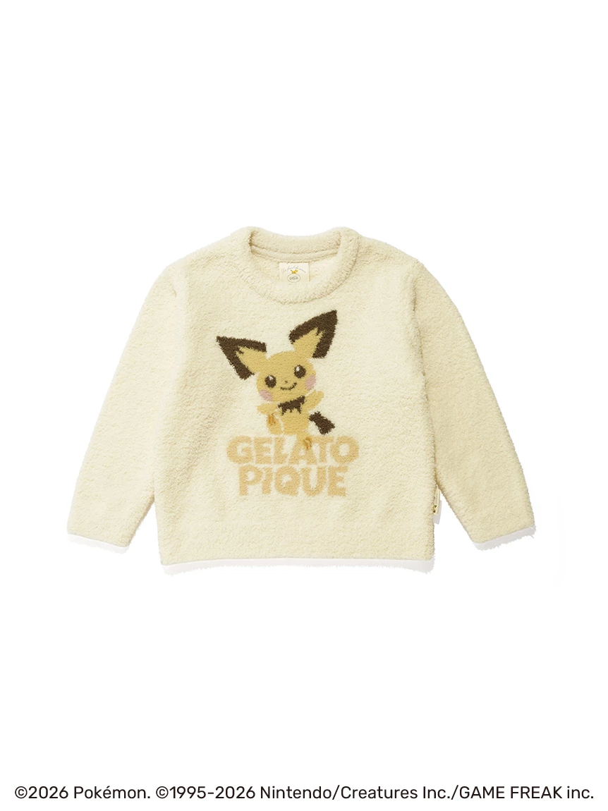 【Pokémon】【KIDS】BABY MOCO  提花上衣＆長褲SET PKNT264400