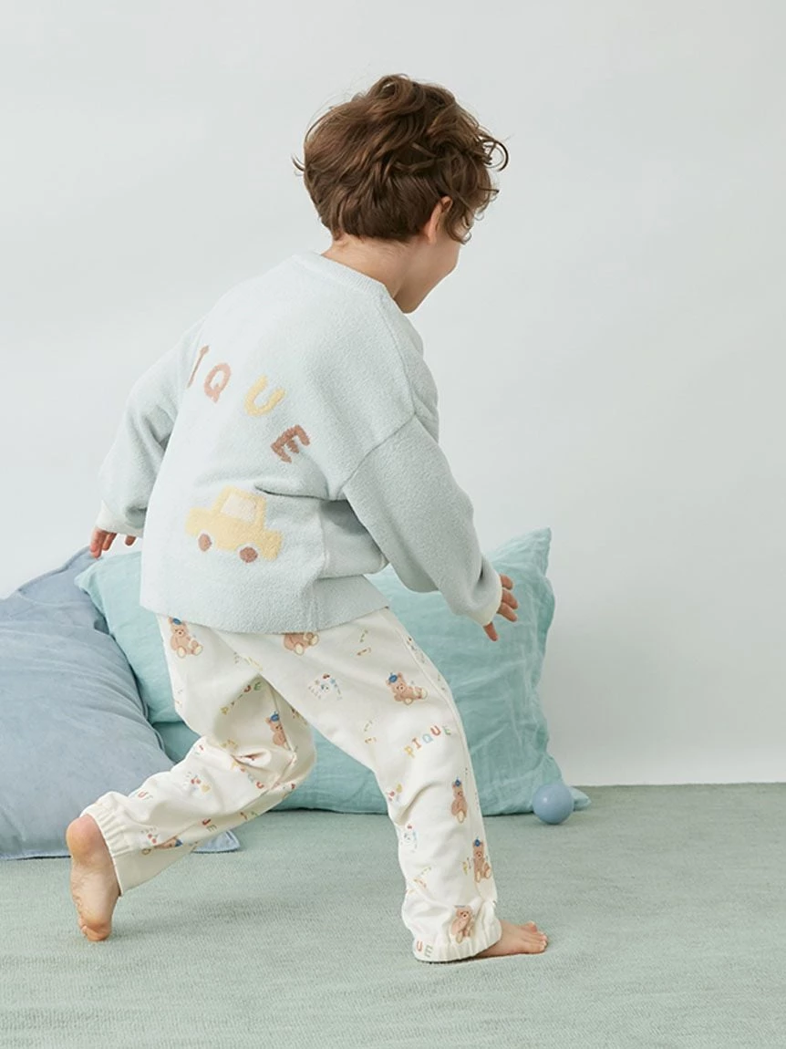 【KIDS】AIRY MOCO畫家小熊開襟衫 PKNT264463