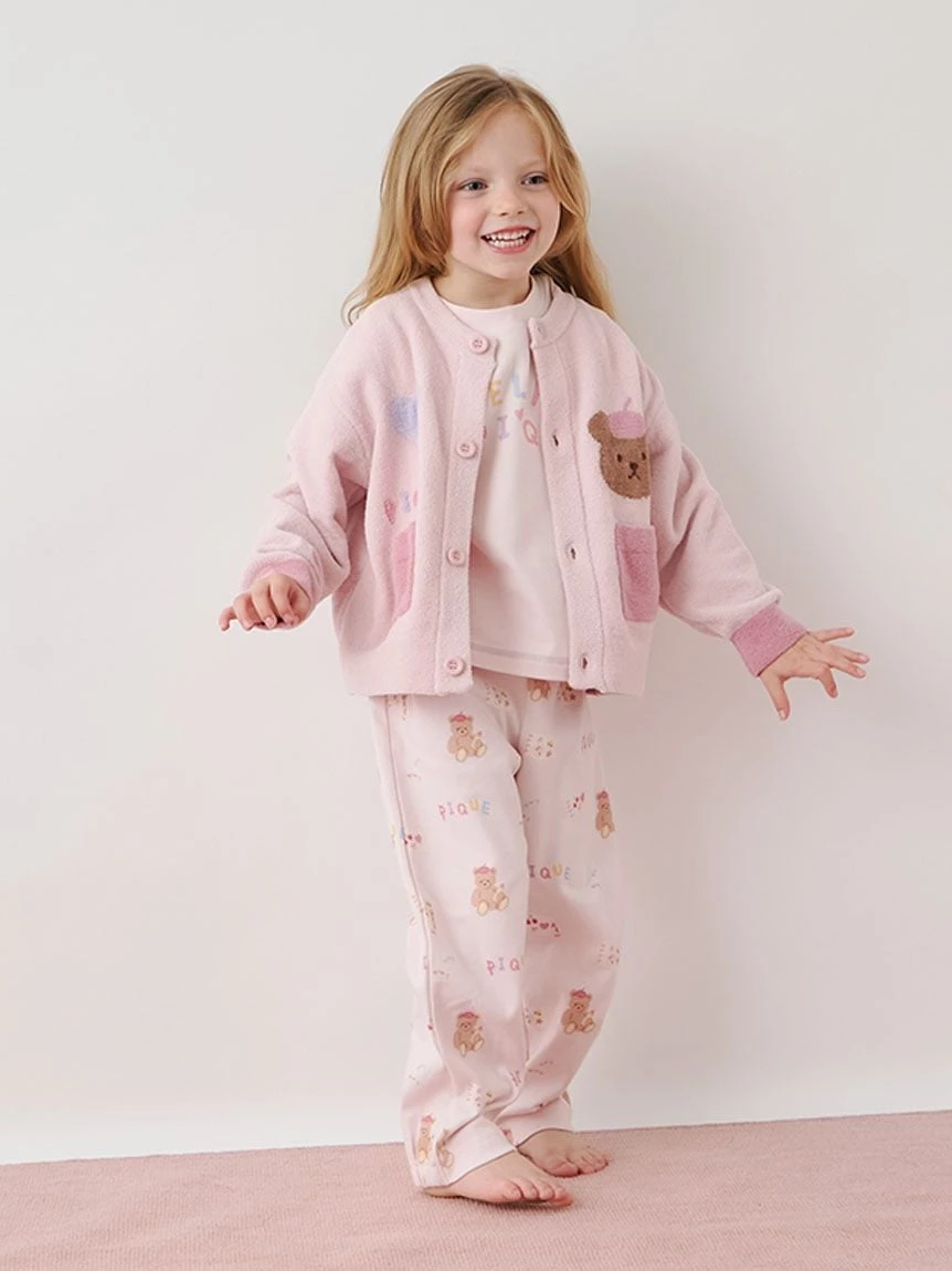 【KIDS】AIRY MOCO畫家小熊開襟衫 PKNT264463