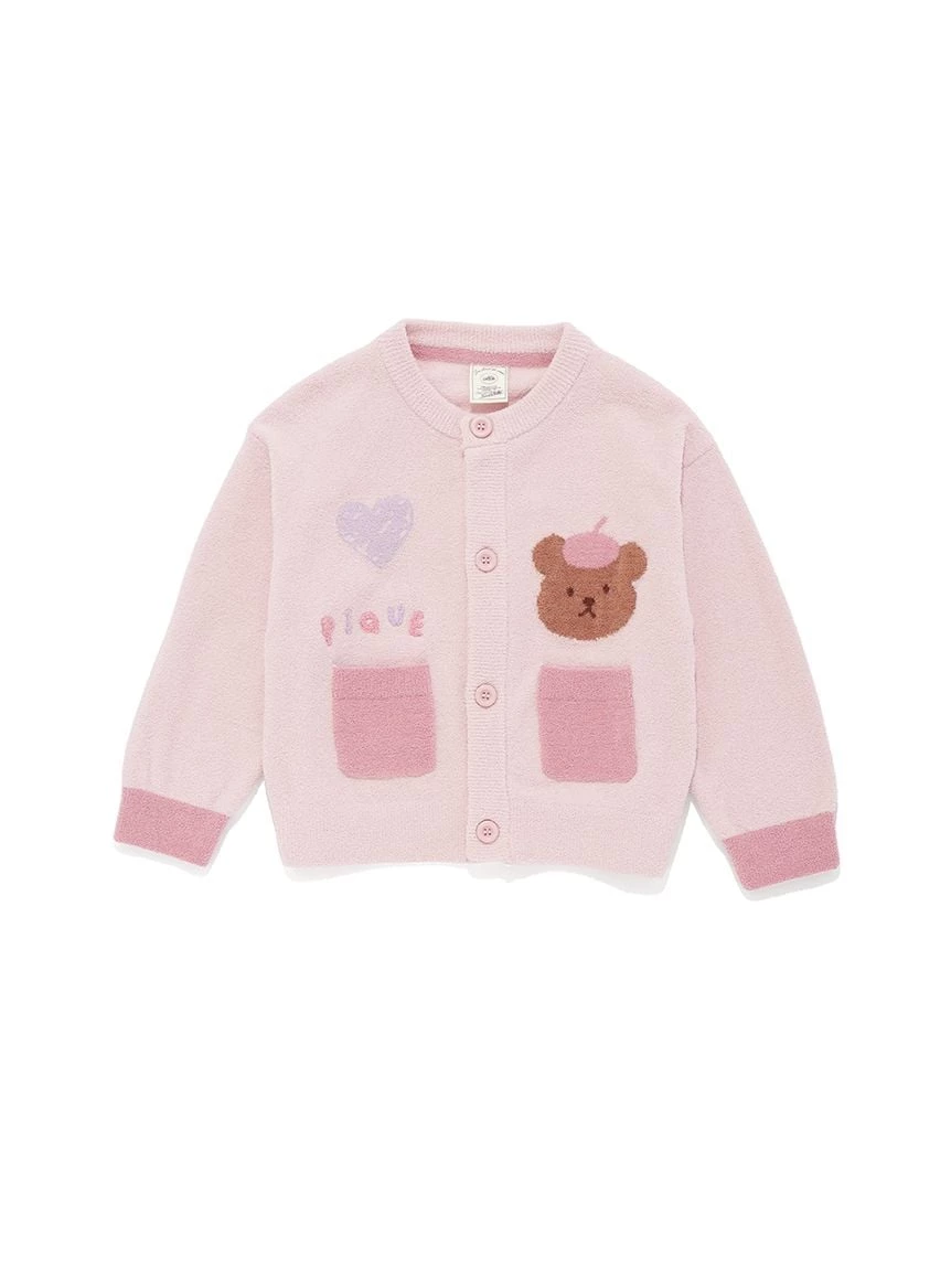 【KIDS】AIRY MOCO畫家小熊開襟衫 PKNT264463