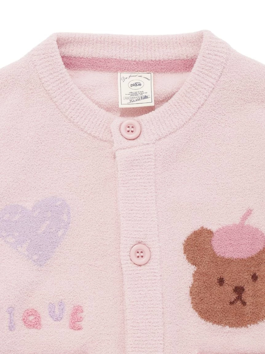 【KIDS】AIRY MOCO畫家小熊開襟衫 PKNT264463