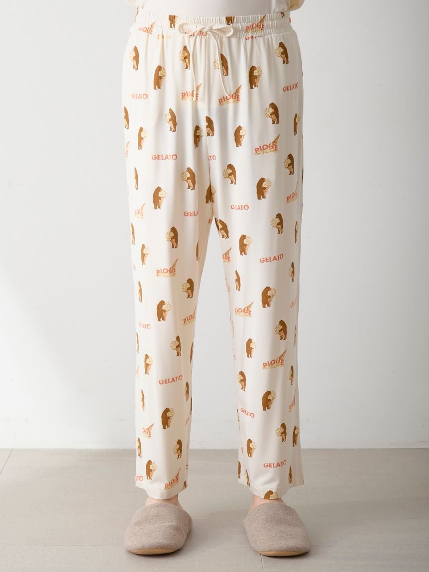 嫘縈GELATO熊印花長褲 PMCP255953