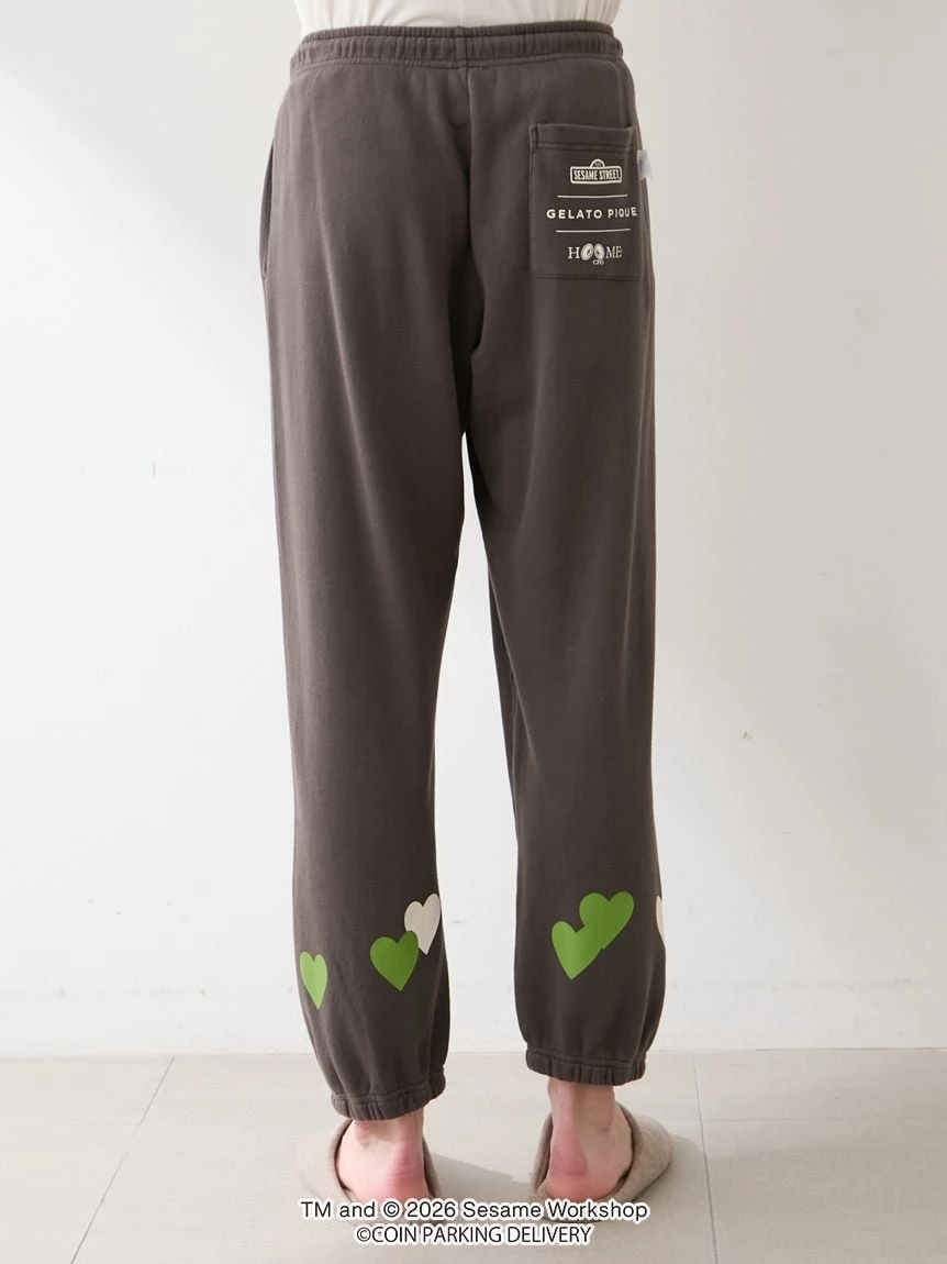 【SESAME STREET芝麻街×CPD 】HOMME 棉質毛圈印花長褲 PMCP264218