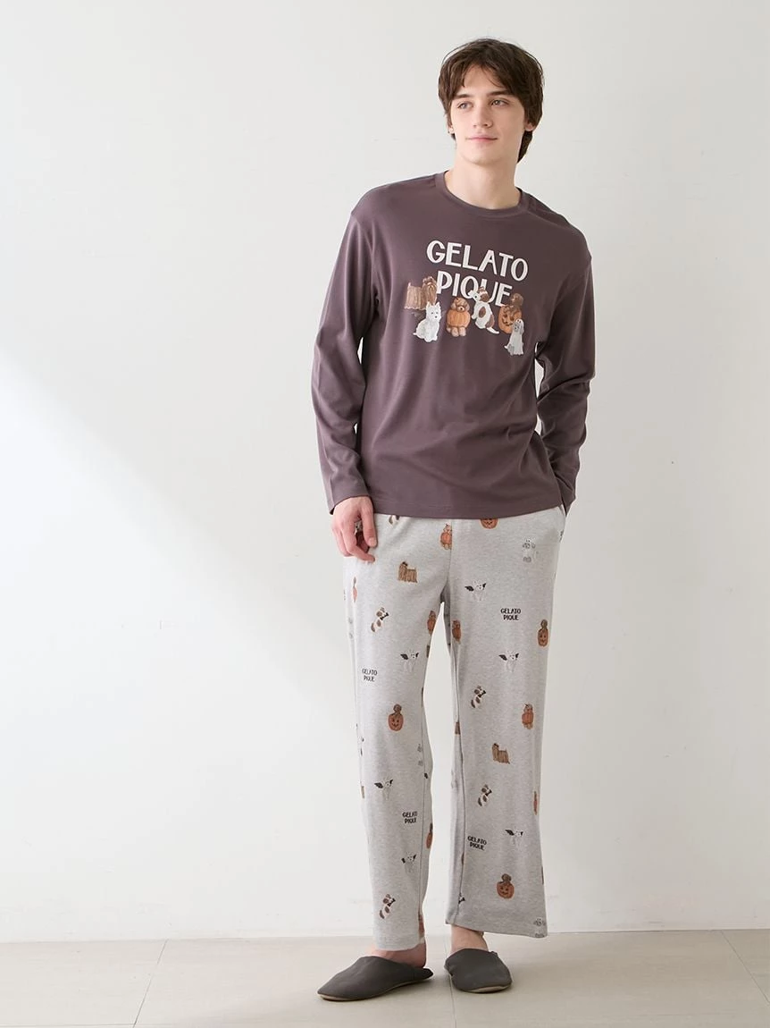 【HALLOWEEN】【HOMME】萬聖夜間遊行狗狗印花長褲 PMCP264332
