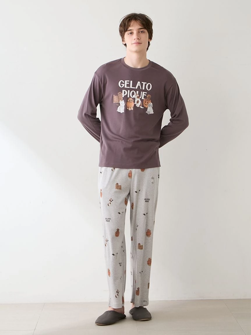 【HALLOWEEN】【HOMME】萬聖夜間遊行狗狗印花長褲 PMCP264332