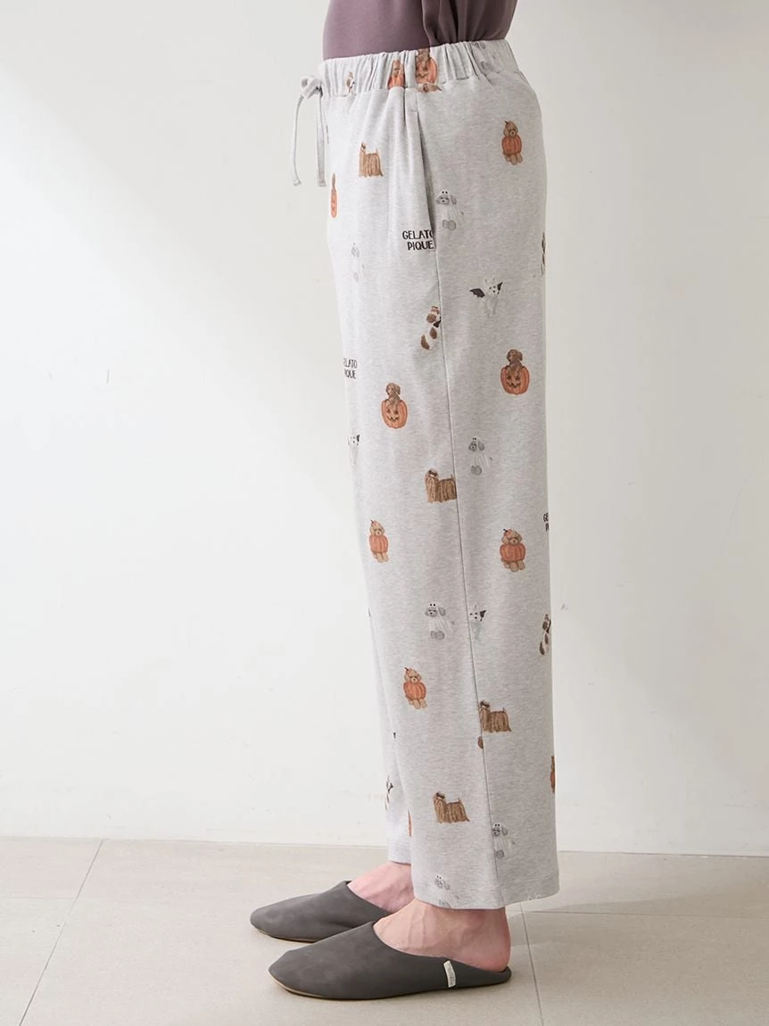 【HALLOWEEN】【HOMME】萬聖夜間遊行狗狗印花長褲 PMCP264332