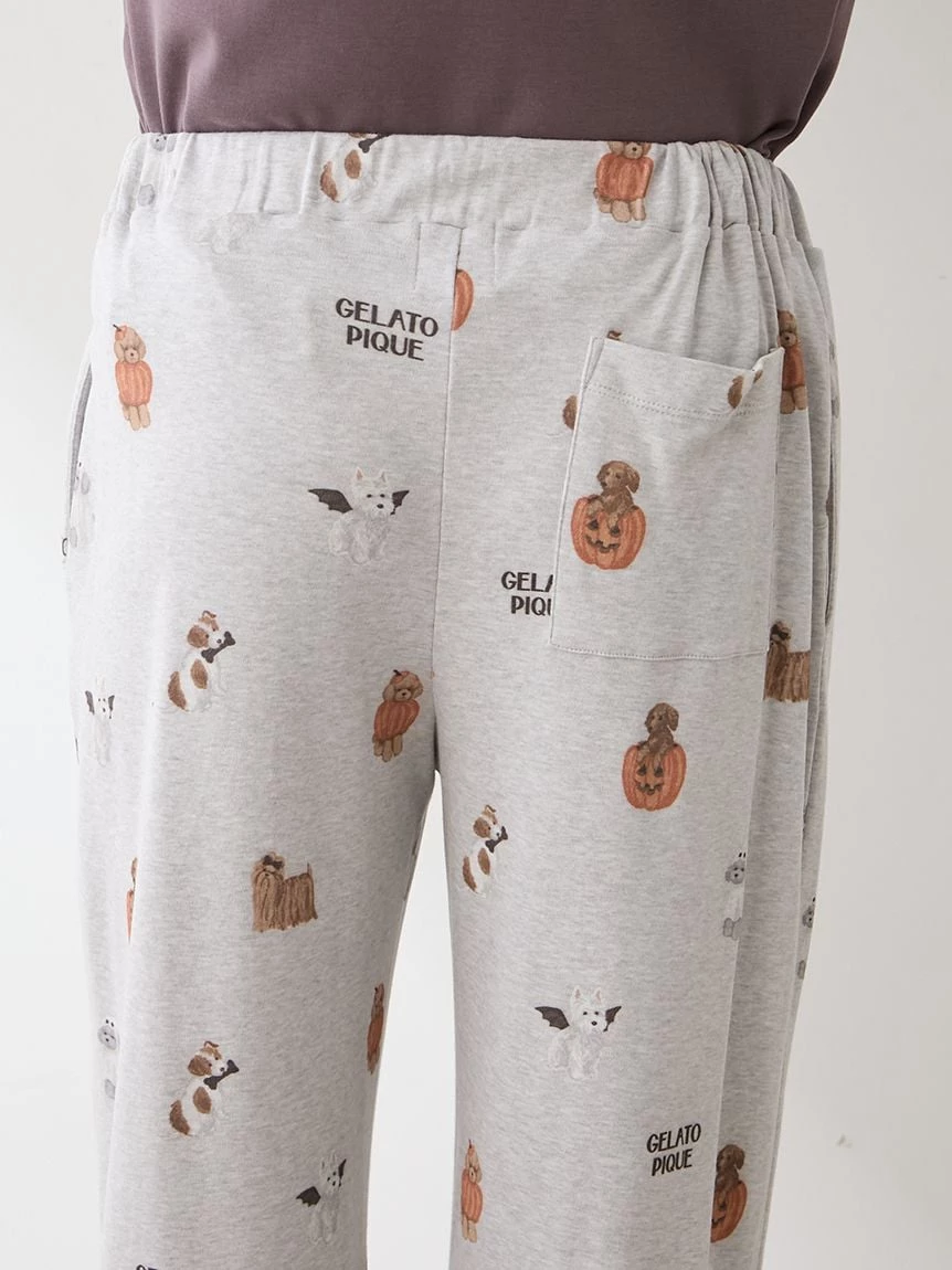 【HALLOWEEN】【HOMME】萬聖夜間遊行狗狗印花長褲 PMCP264332