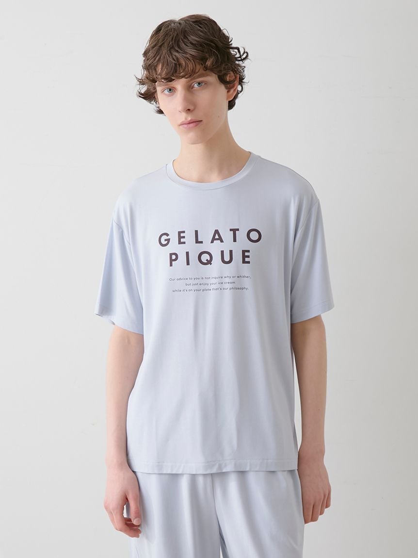 【HOMME】【接觸涼感】COOL嫘縈印花LOGO T恤 PMCT252352