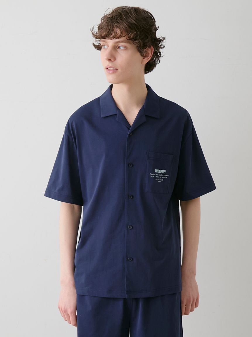 【HOMME】【接觸涼感】Supima棉Logo襯衫 PMCT252931