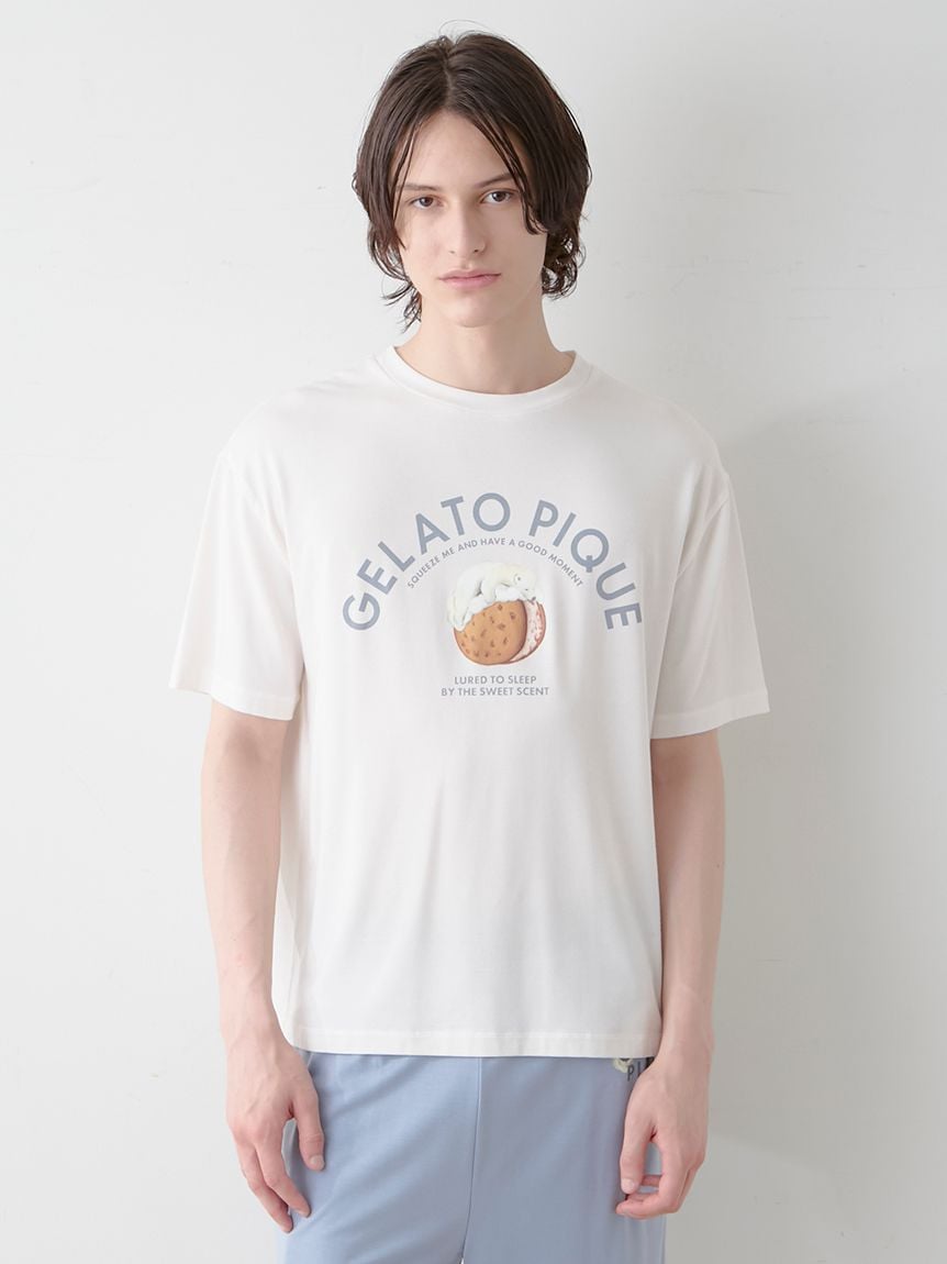 【HOMME】嫘縈餅乾冰淇淋夾心T-Shirt PMCT254933