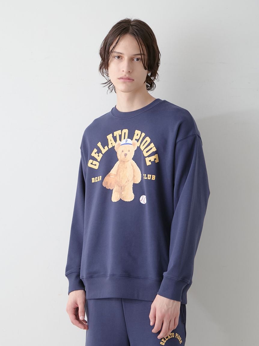 【HOMME】運動風小熊內刷毛上衣 PMCT254982
