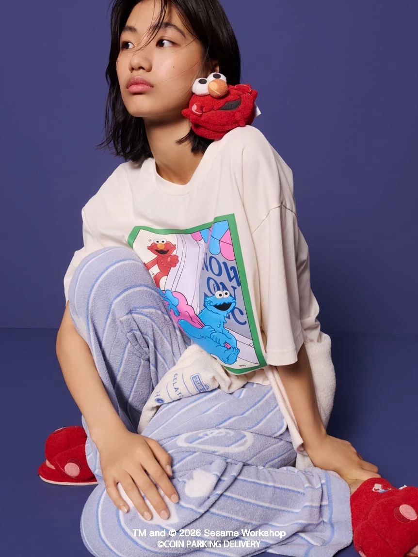 【SESAME STREET芝麻街×CPD 】HOMME 棉質單圖印花T-Shirt PMCT264216