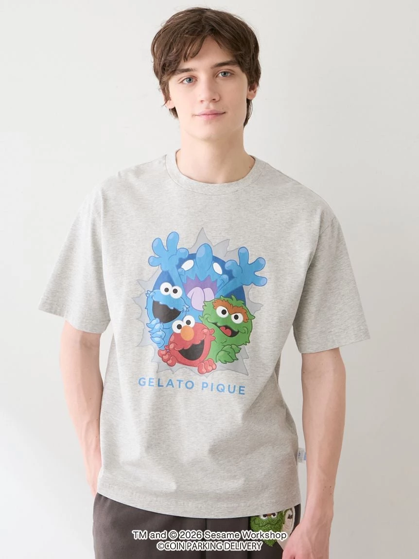 【SESAME STREET芝麻街×CPD 】HOMME 棉質單圖印花T-Shirt PMCT264216