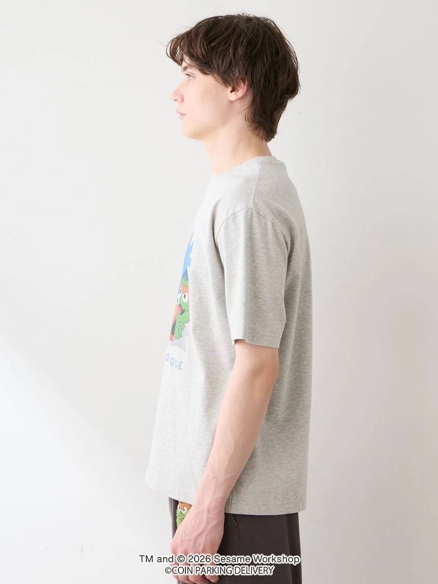 【SESAME STREET芝麻街×CPD 】HOMME 棉質單圖印花T-Shirt PMCT264216