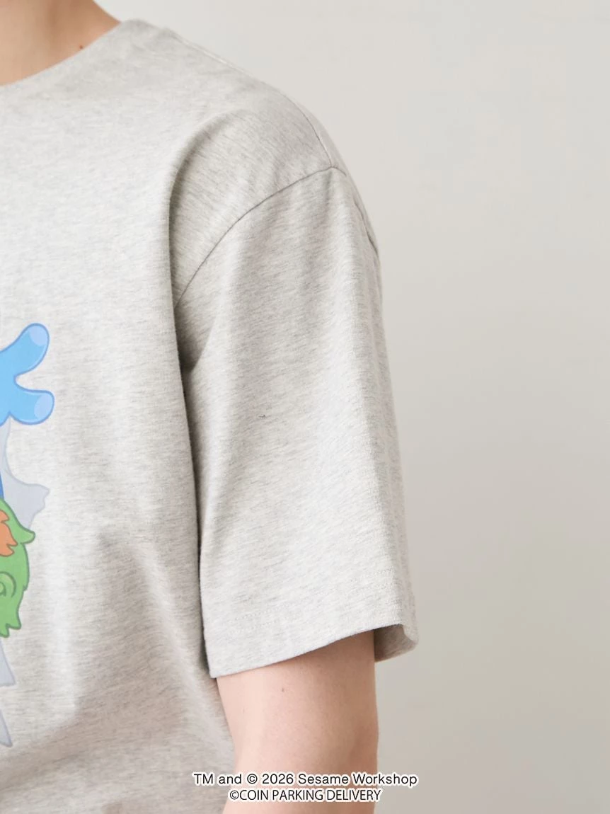【SESAME STREET芝麻街×CPD 】HOMME 棉質單圖印花T-Shirt PMCT264216