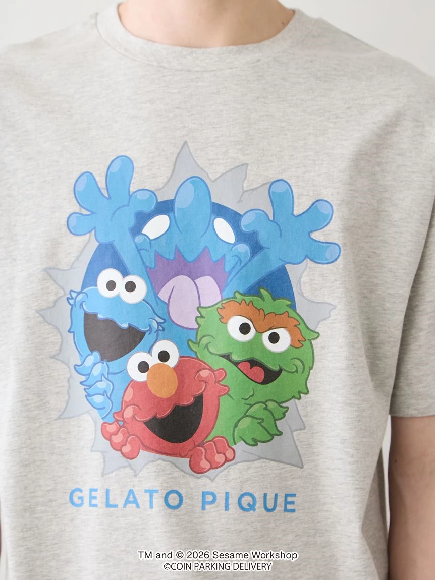 【SESAME STREET芝麻街×CPD 】HOMME 棉質單圖印花T-Shirt PMCT264216