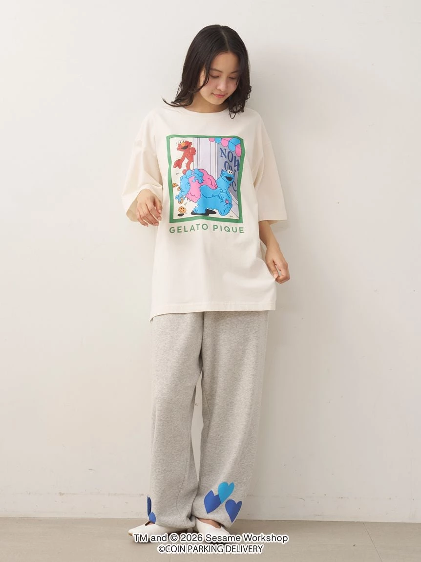 【SESAME STREET芝麻街×CPD 】HOMME 棉質單圖印花T-Shirt PMCT264216