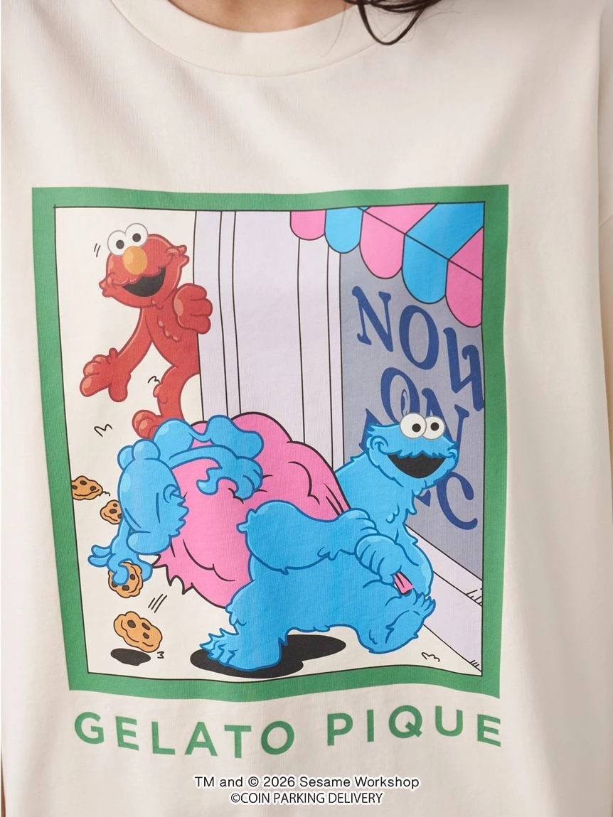 【SESAME STREET芝麻街×CPD 】HOMME 棉質單圖印花T-Shirt PMCT264216