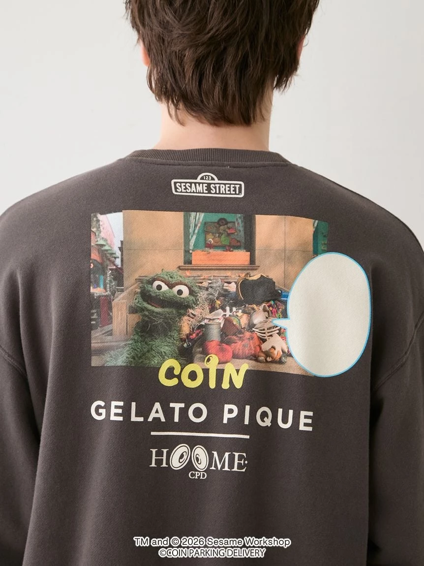 【SESAME STREET芝麻街×CPD 】HOMME 棉質毛圈印花上衣 PMCT264217