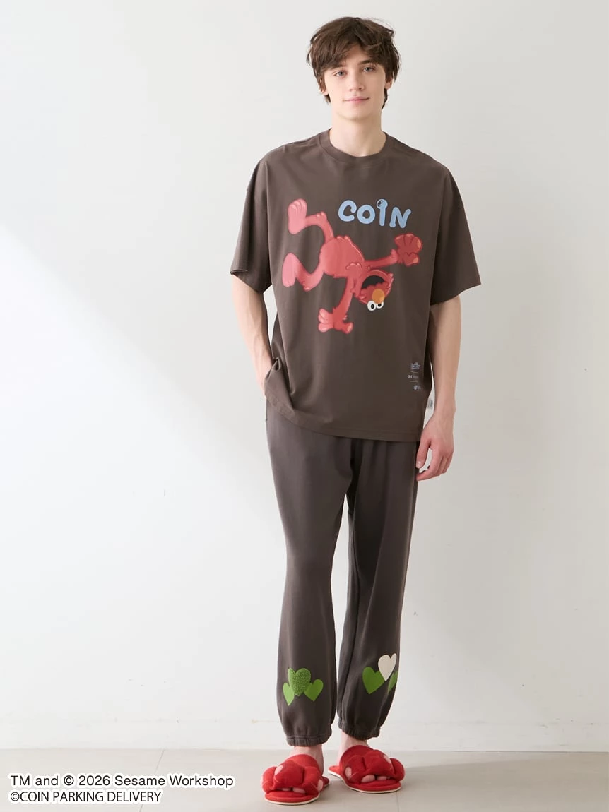 【SESAME STREET芝麻街×CPD 】HOMME 棉質單圖印花寬版T-Shirt PMCT264268