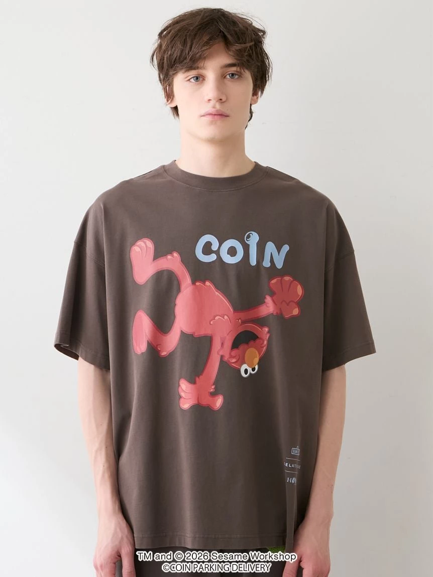 【SESAME STREET芝麻街×CPD 】HOMME 棉質單圖印花寬版T-Shirt PMCT264268