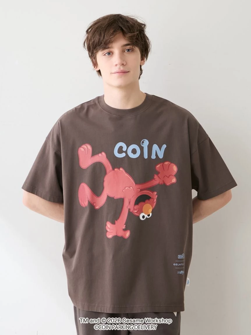 【SESAME STREET芝麻街×CPD 】HOMME 棉質單圖印花寬版T-Shirt PMCT264268