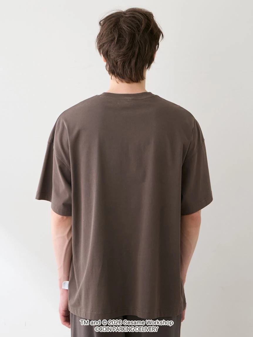 【SESAME STREET芝麻街×CPD 】HOMME 棉質單圖印花寬版T-Shirt PMCT264268