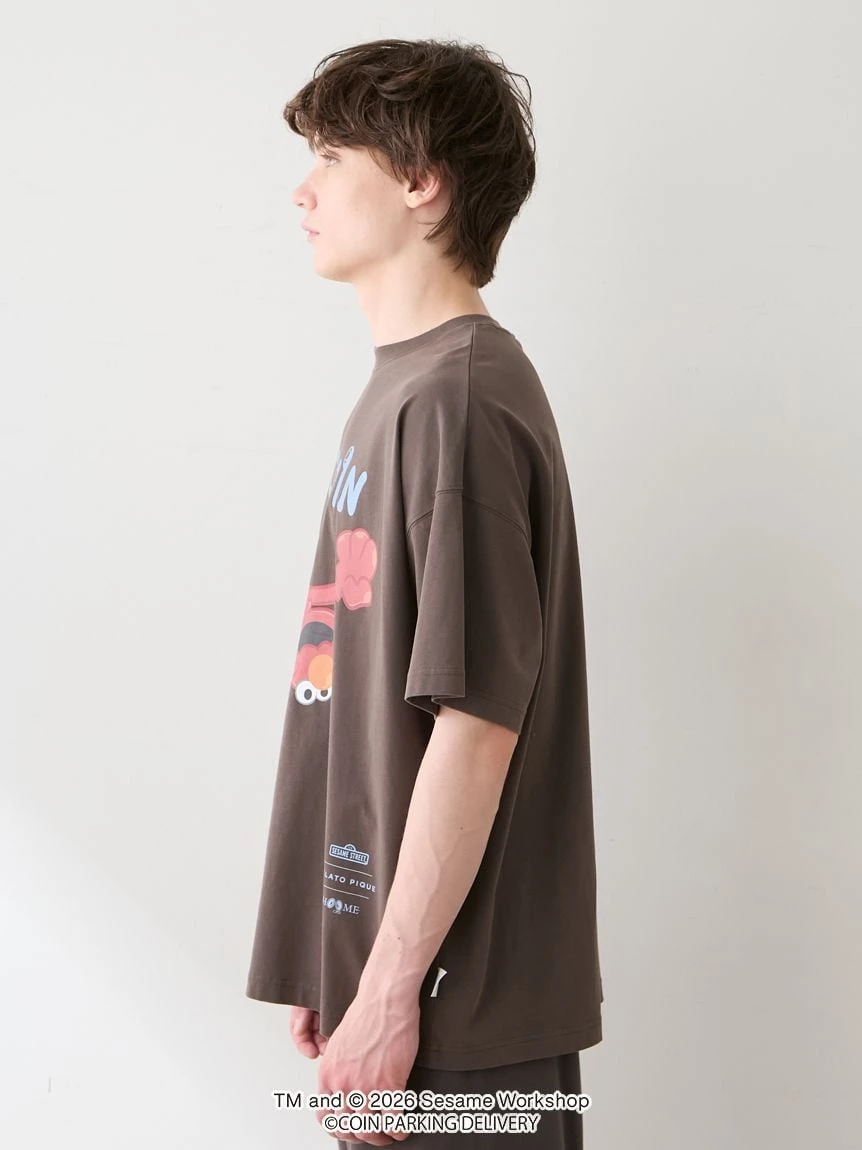 【SESAME STREET芝麻街×CPD 】HOMME 棉質單圖印花寬版T-Shirt PMCT264268