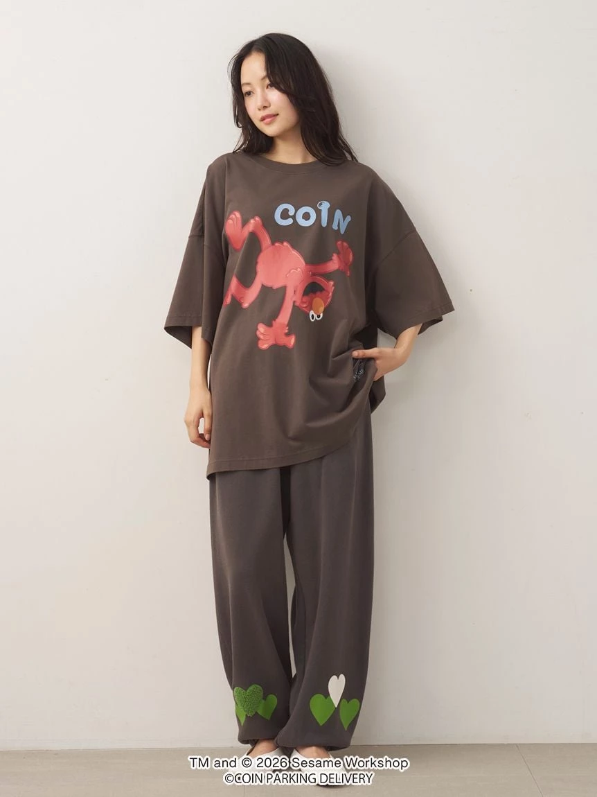 【SESAME STREET芝麻街×CPD 】HOMME 棉質單圖印花寬版T-Shirt PMCT264268
