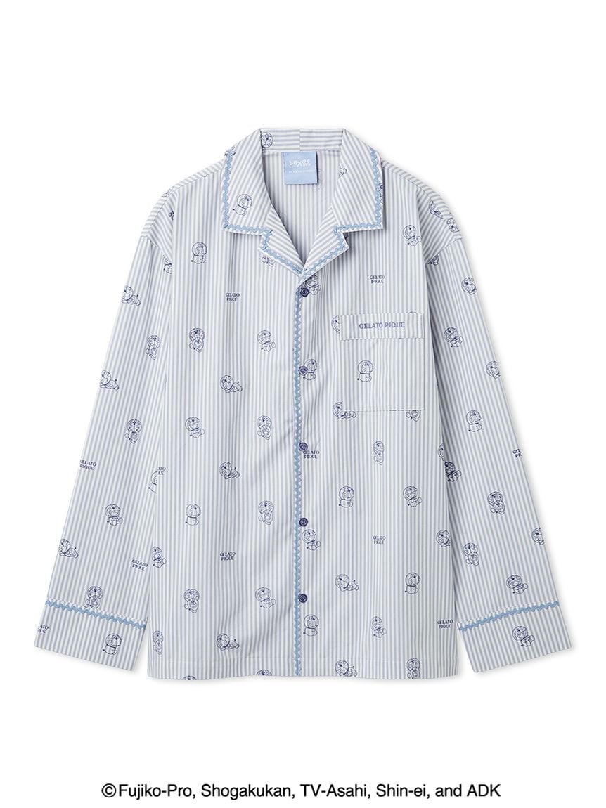 【哆啦A夢】HOMME 哆啦A夢條紋襯衫 PMFT261938