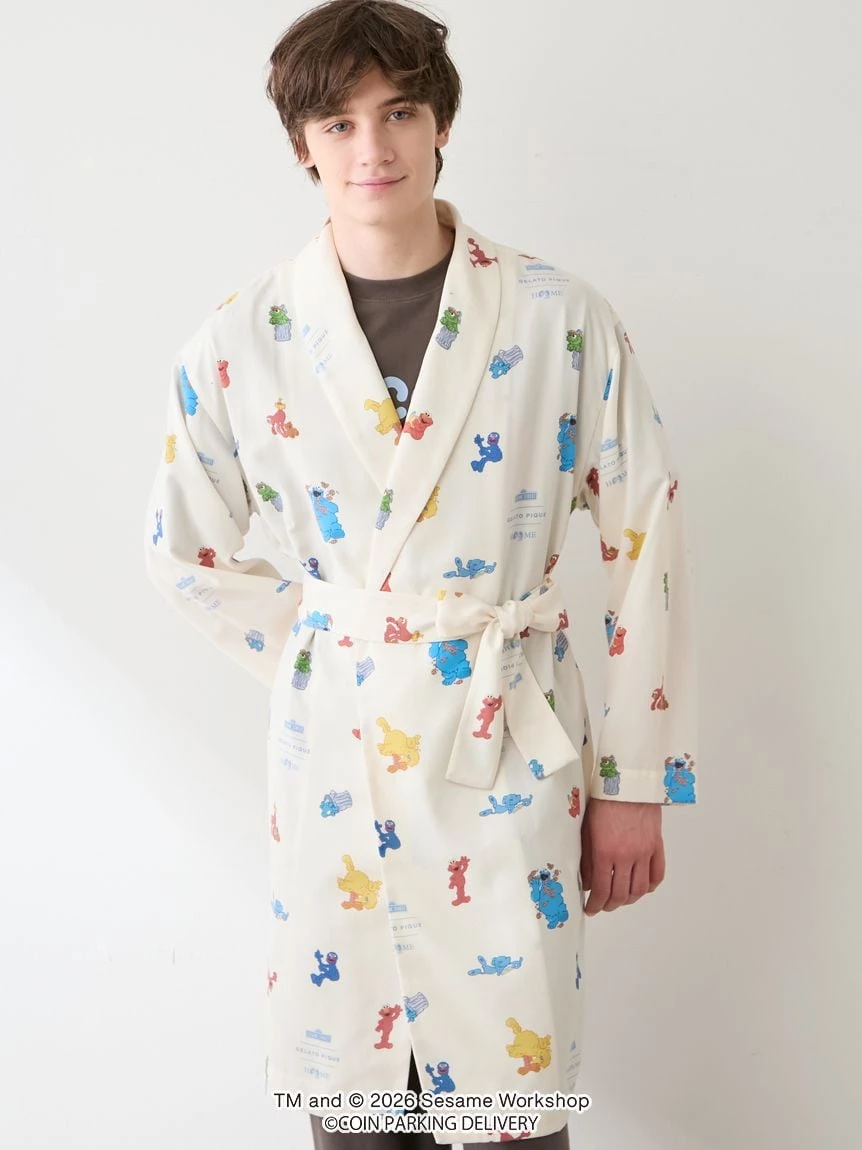【SESAME STREET芝麻街×CPD 】HOMME 滿版印花罩衫 PMFT264219
