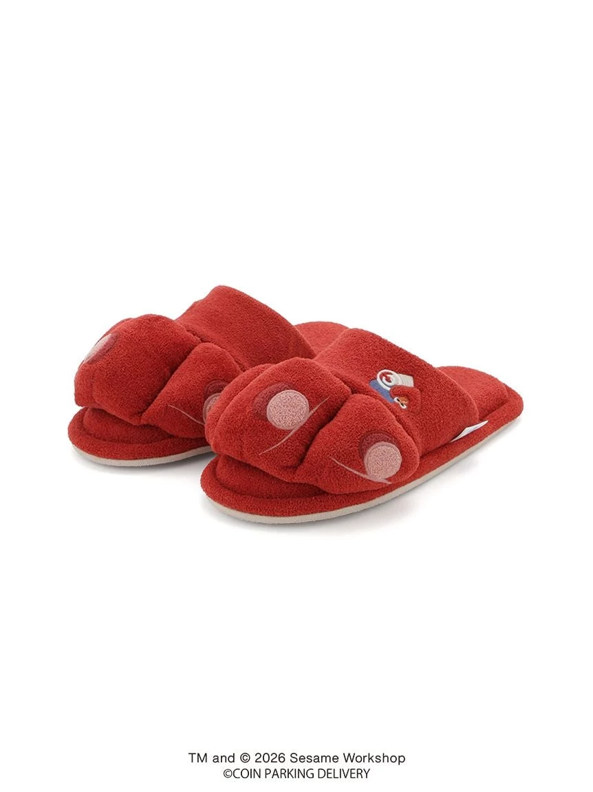 【SESAME STREET芝麻街×CPD 】HOMME AIRY MOCO Elmo室內拖鞋 PMGS264065
