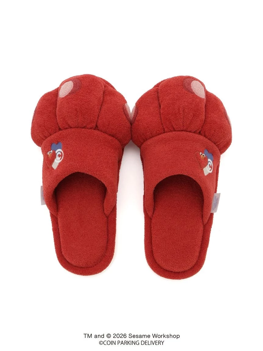 【SESAME STREET芝麻街×CPD 】HOMME AIRY MOCO Elmo室內拖鞋 PMGS264065