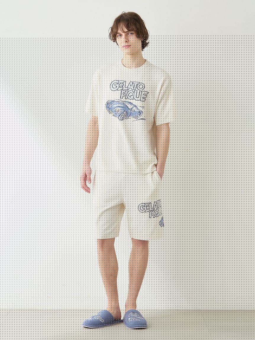 【HOMME】Airy Moco星際汽車提花五分褲 PMNP262926