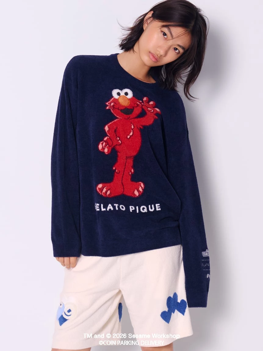 【SESAME STREET芝麻街×CPD 】HOMME AIRY MOCO提花五分褲 PMNP264062