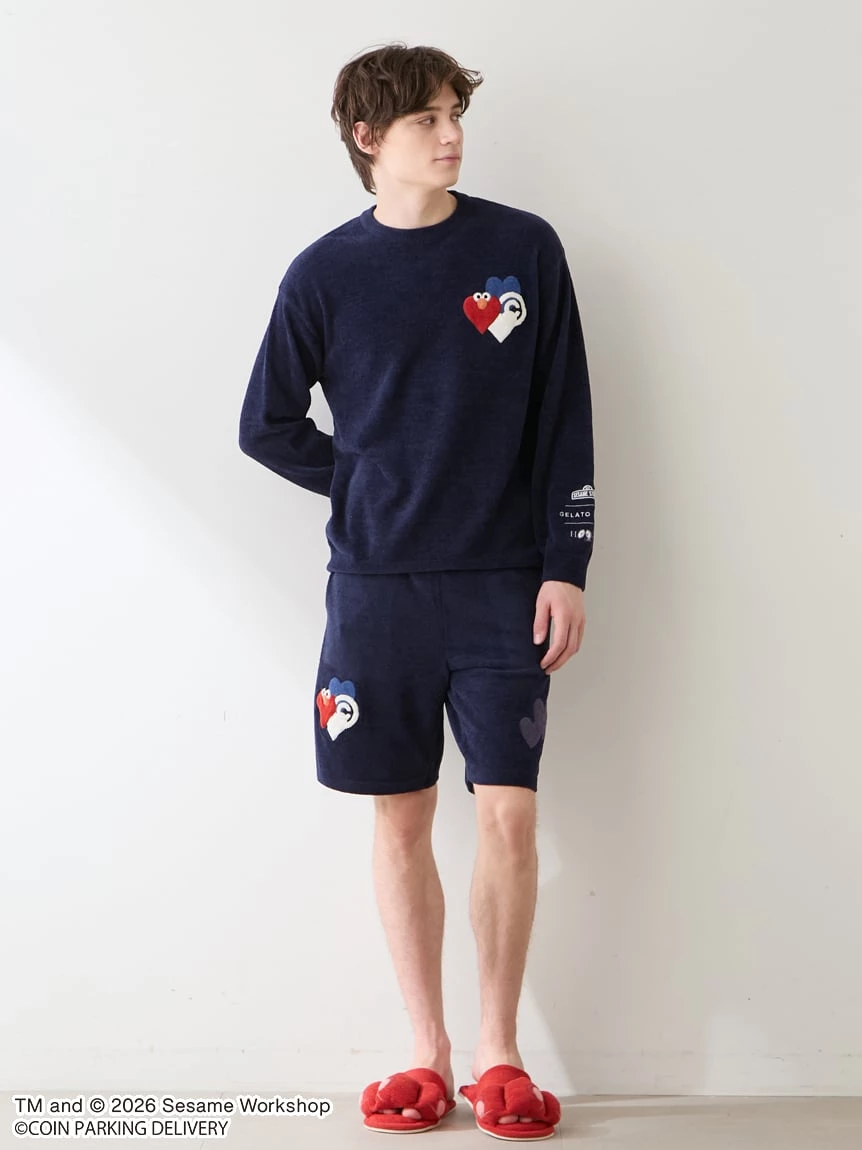 【SESAME STREET芝麻街×CPD 】HOMME AIRY MOCO提花五分褲 PMNP264062